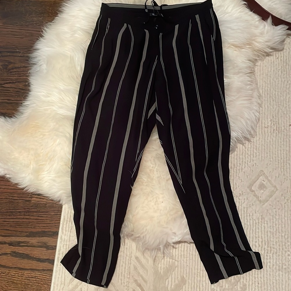 Rails Striped Capri Pants, size S